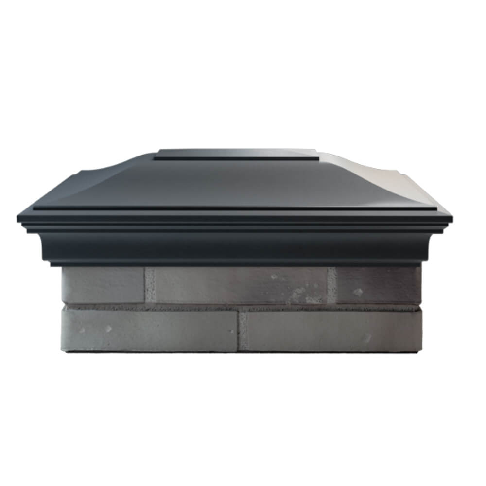 Колпак Zking Монблан Серый на столб 2х1.5 кирпича (515х385мм) в Ангарске фото