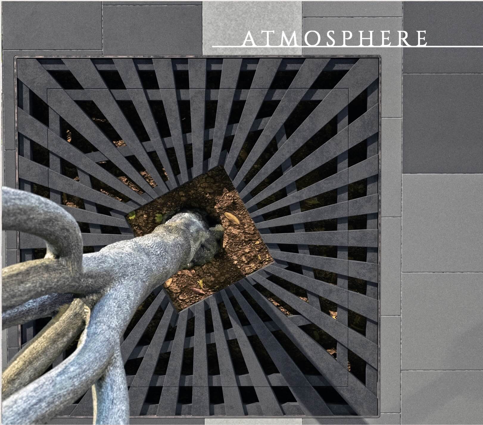 Приствольная решетка для дерева ZKING ATMOSPHERE 1.2х1.2м Черная в Ангарске фото