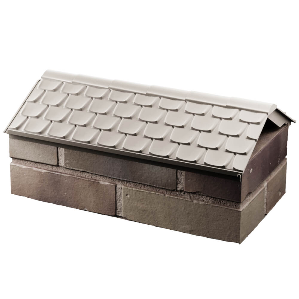 Парапет Zking Эльбрус Бежевый с посадкой на 1 кирпич (255мм) в Ангарске фото