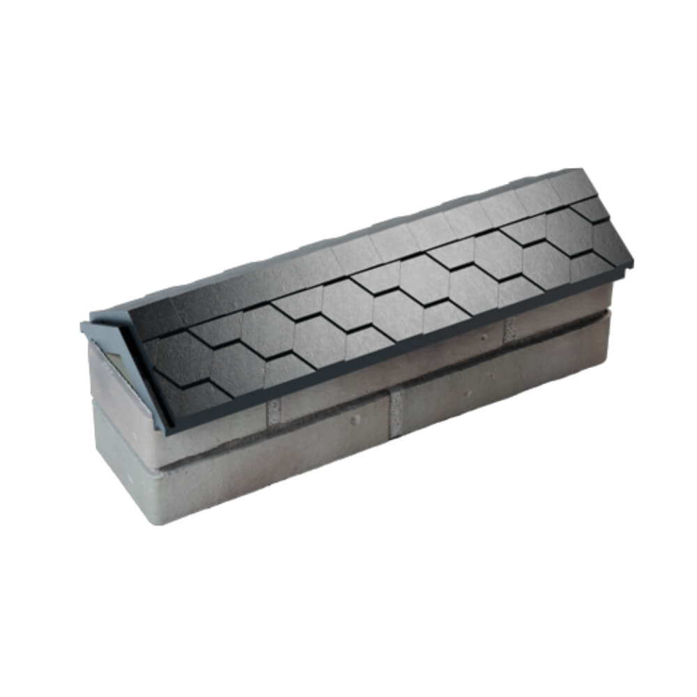 Парапет Zking Эверест Черный с посадкой на 0.5 кирпича (130мм) в Ангарске фото