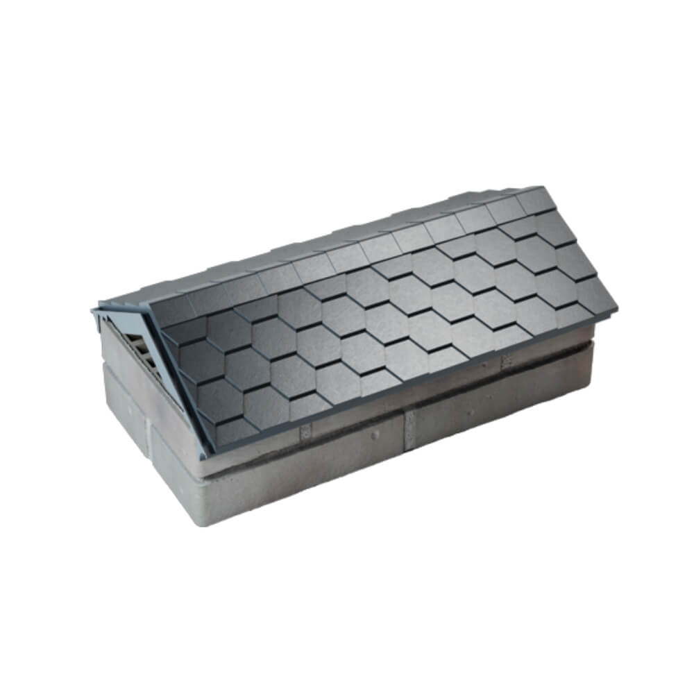 Парапет Zking Эверест Серый с посадкой на 1 кирпич (200/225/255мм) в Ангарске фото