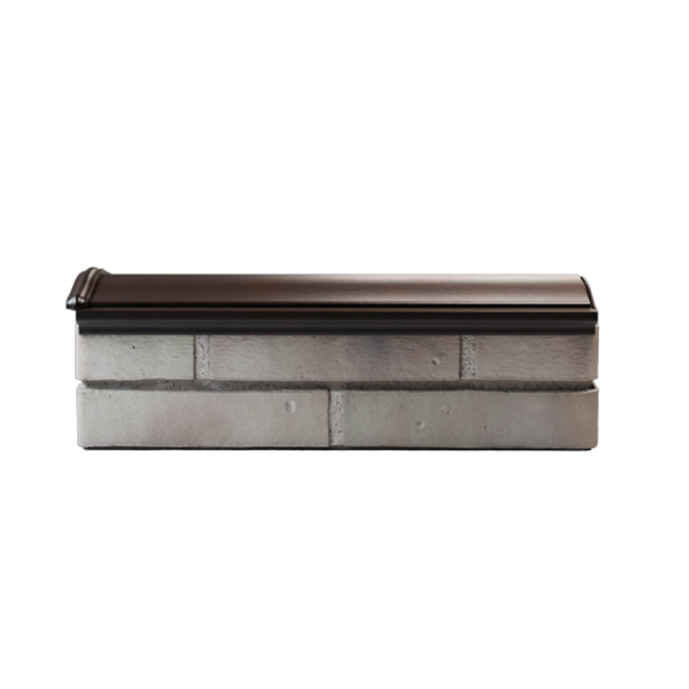 Парапет Zking Монблан Коричневый посадка на 0.5 кирпича (130мм) в Ангарске фото