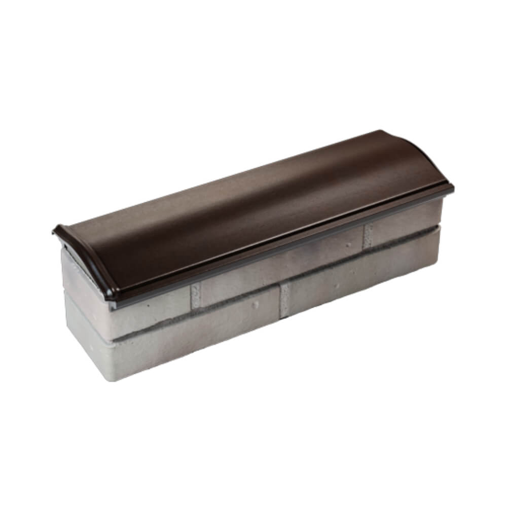 Парапет Zking Монблан Коричневый посадка на 0.5 кирпича (130мм) в Ангарске фото