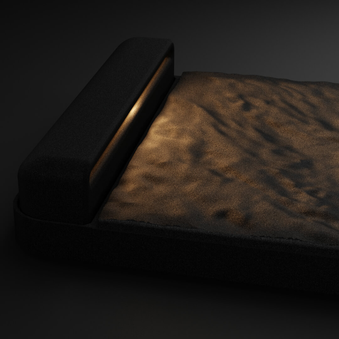 LED Светильник для шаговой плиты STONE Черный Сланец 330х75х98мм Ангарск фото