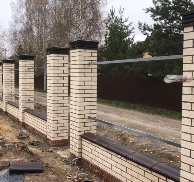 Колпак Zking Бона ХайТек Коричневый на столб 1.5х1.5 кирпича (385х385мм) в Ангарске фото