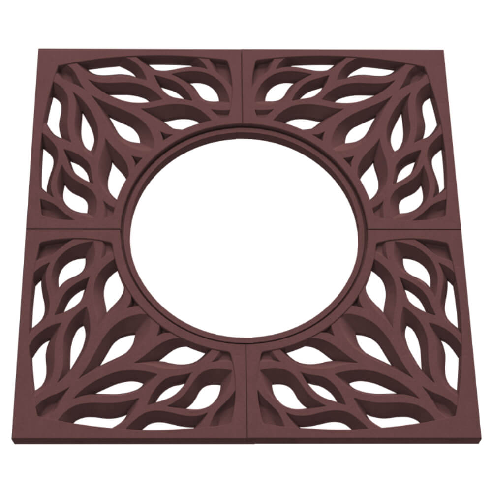 Приствольная решетка для дерева ZKING CRUST 1.2х1.2м Коричневая в Ангарске фото