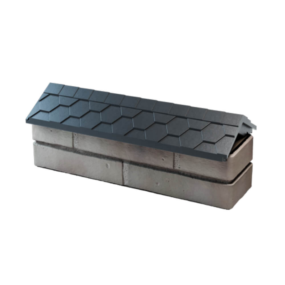 Парапет Zking Эверест Серый с посадкой на 0.5 кирпича (130мм) в Ангарске фото