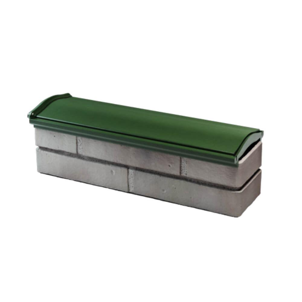 Парапет Zking Монблан Зеленый посадка на 0.5 кирпича (130мм) в Ангарске фото