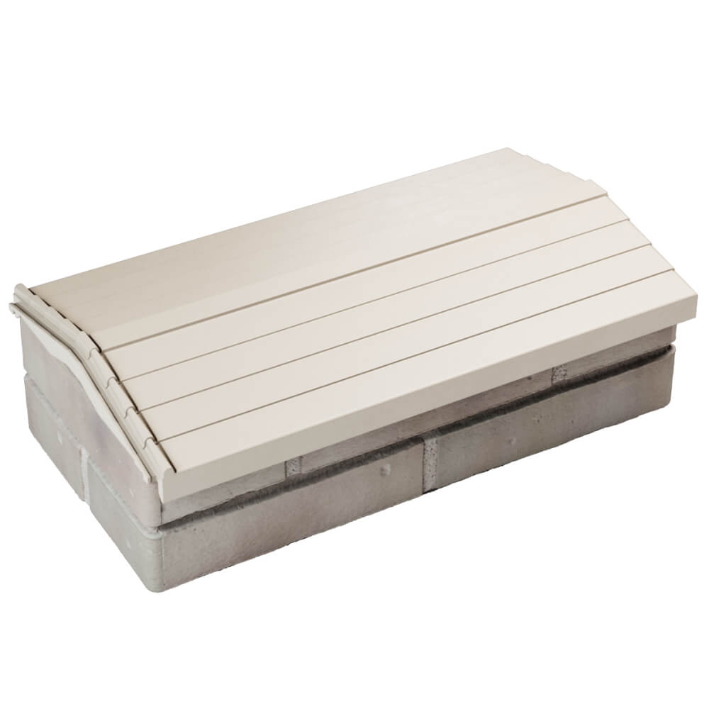 Парапет Zking Бона ХайТек Бежевый с посадкой на 1 кирпич (200/225/255мм) в Ангарске фото