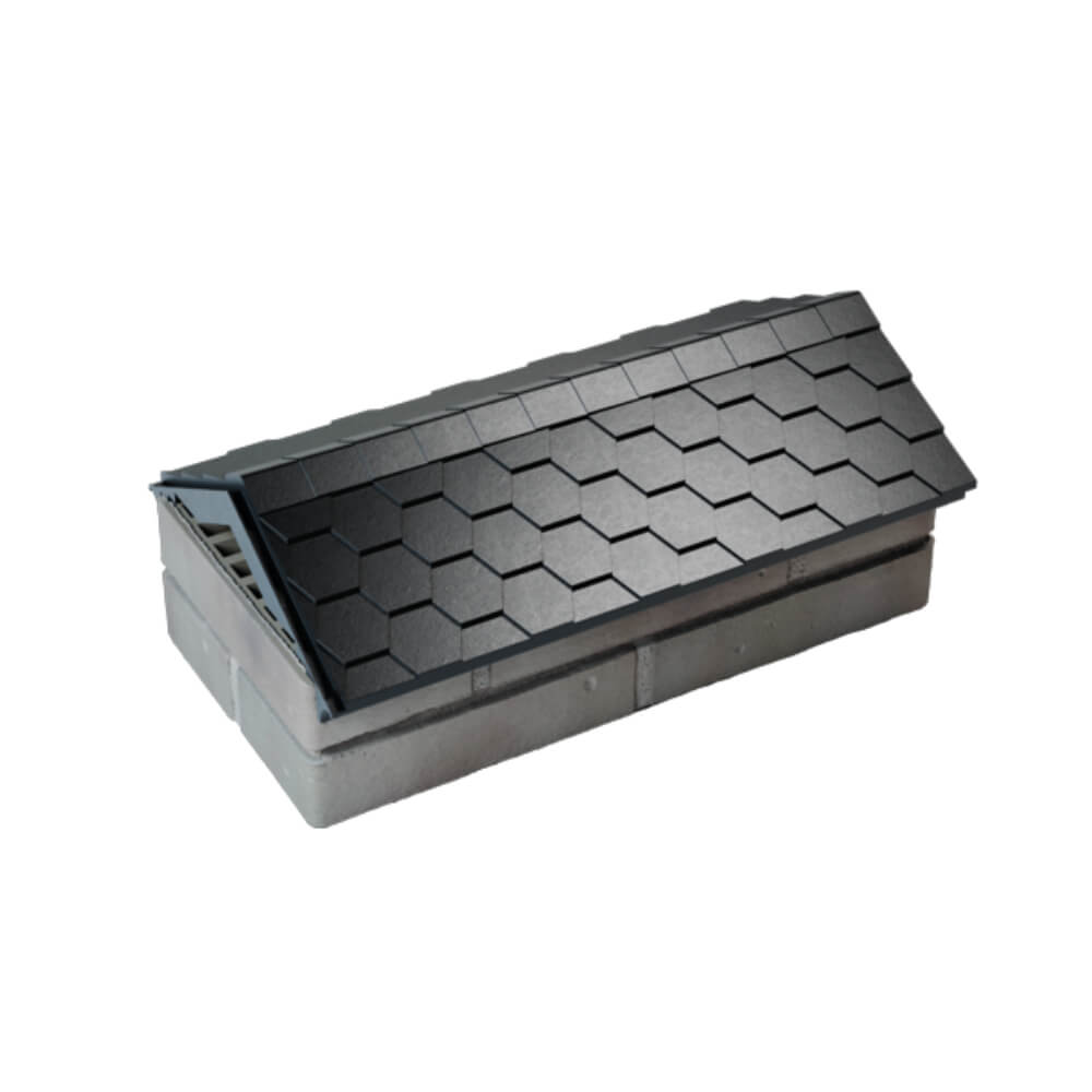 Парапет Zking Эверест Черный с посадкой на 1 кирпич (200/225/255мм) в Ангарске фото