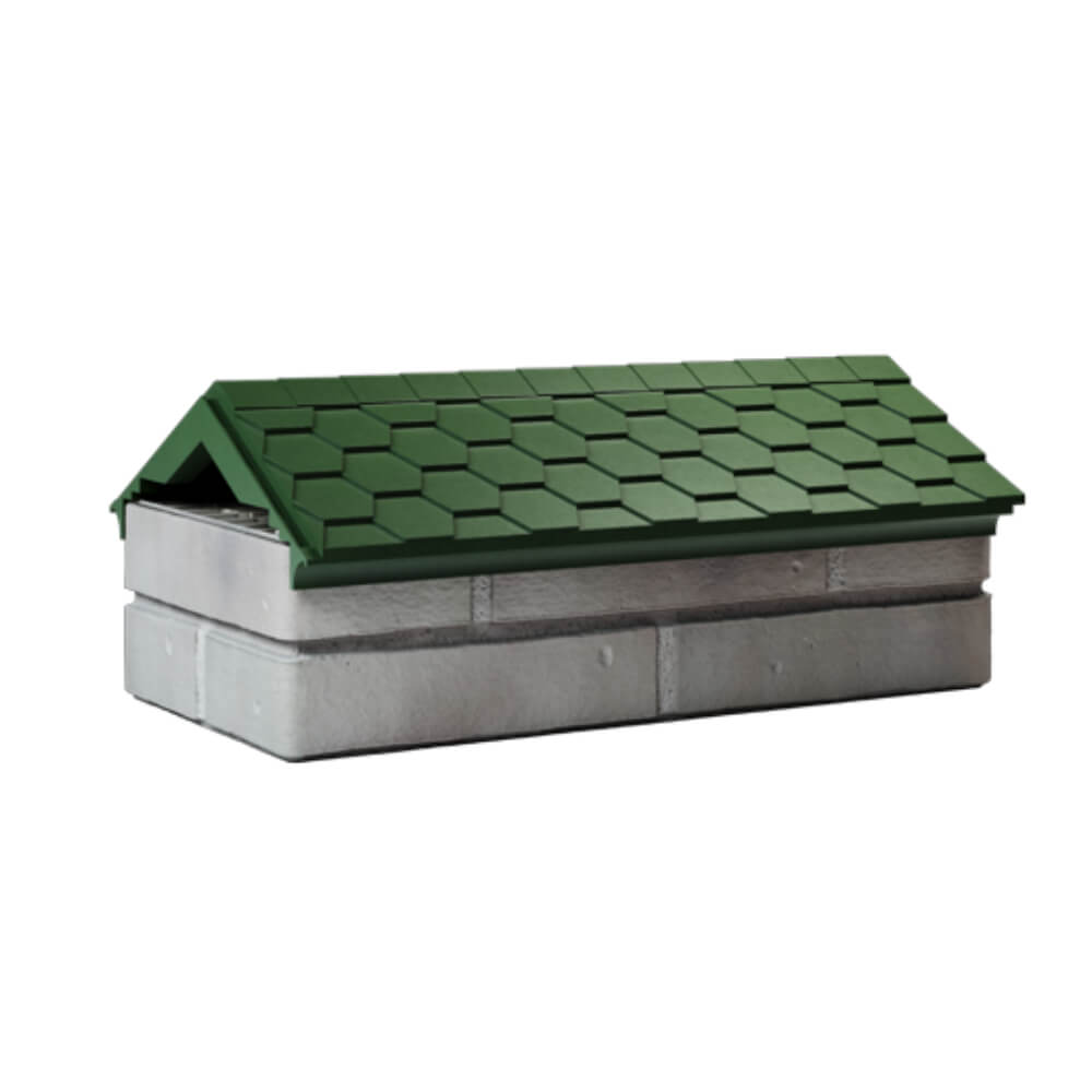 Парапет Zking Эверест Зеленый с посадкой на 1 кирпич (200/225/255мм) Ангарск фото