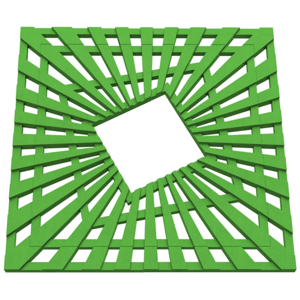 Приствольная решетка для дерева ZKING ATMOSPHERE 1.2х1.2м Зеленая в Ангарске фото