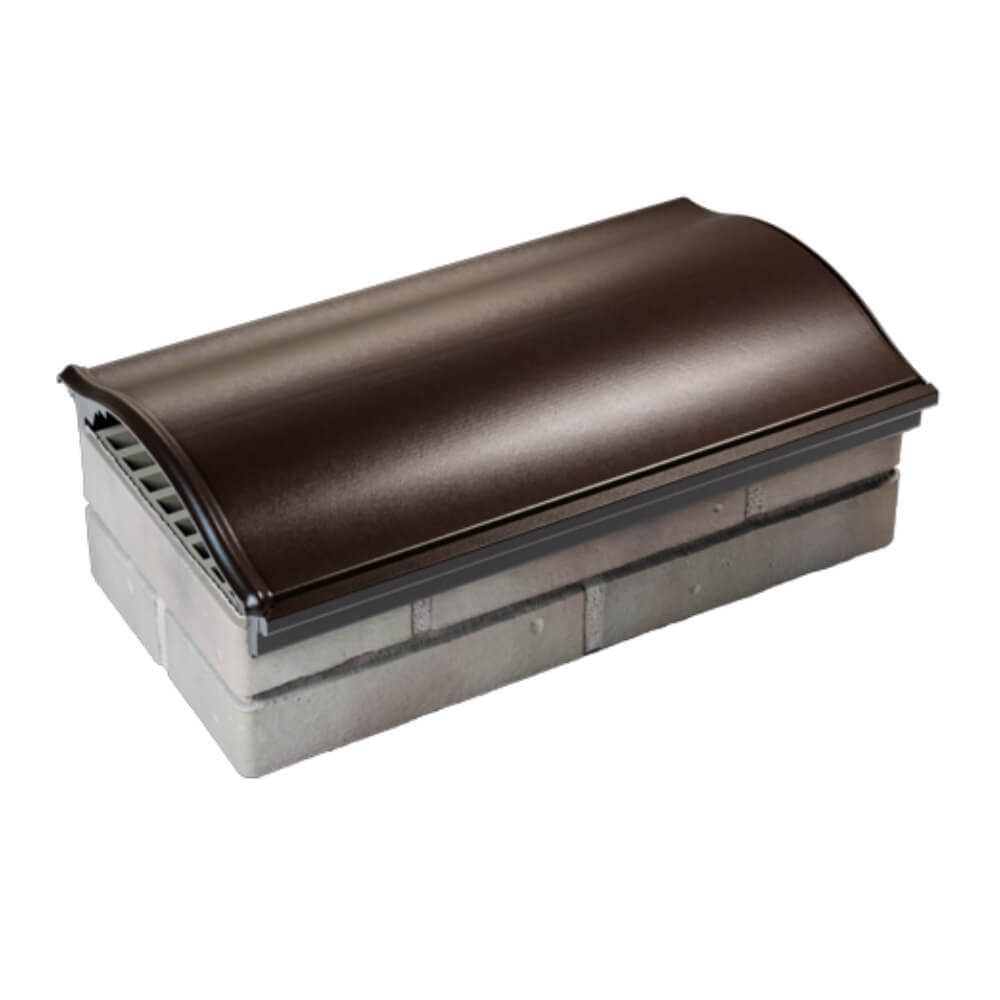 Парапет Zking Монблан Коричневый посадка на 1 кирпич (200/225/255мм) в Ангарске фото