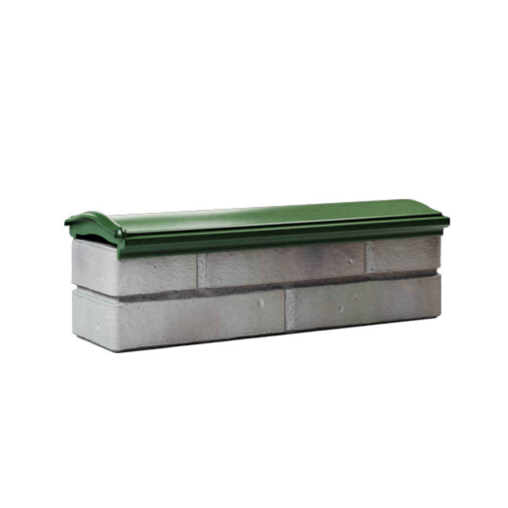 Парапет Zking Монблан Зеленый посадка на 0.5 кирпича (130мм) Ангарск фото