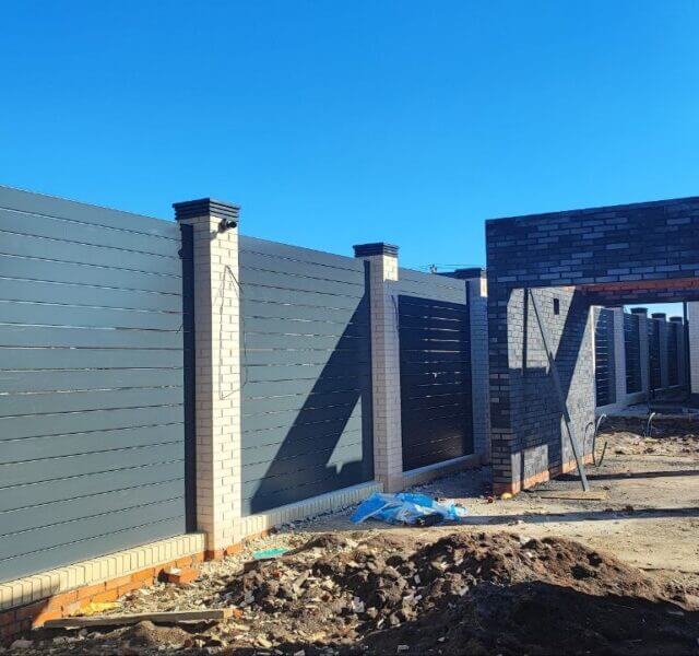 Колпак Zking Бона ХайТек Серый на столб 1.5х1.5 кирпича (385х385мм) в Ангарске фото