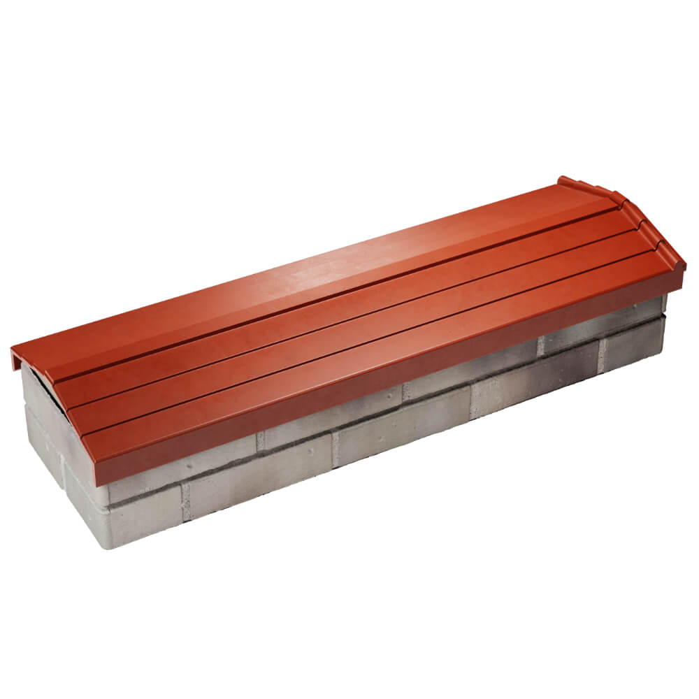 Парапет Zking Бона ХайТек Красный посадка на 0.5 кирпича (130мм) в Ангарске фото