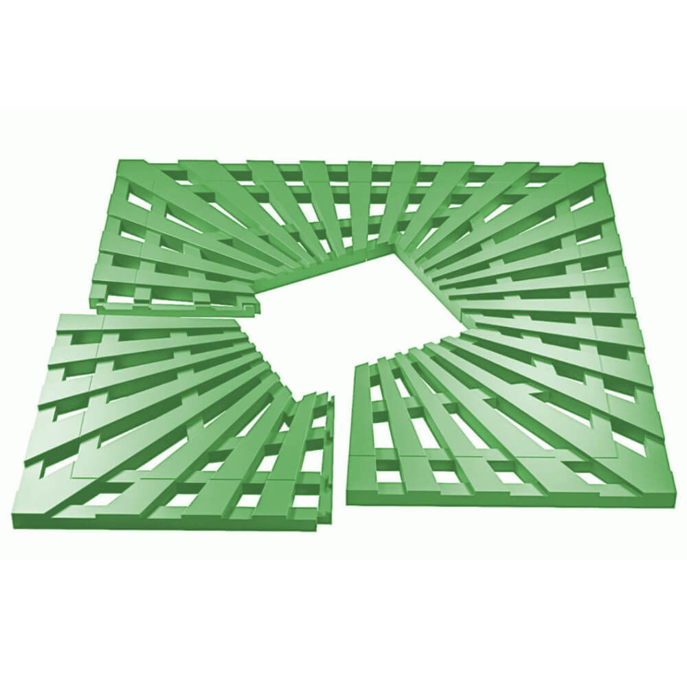 Приствольная решетка для дерева ZKING ATMOSPHERE 1.2х1.2м Зеленая в Ангарске фото