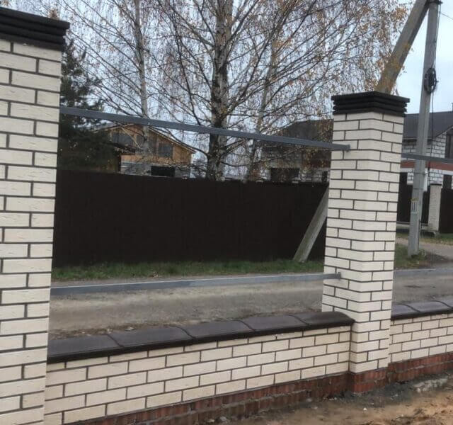 Колпак Zking Бона ХайТек Коричневый на столб 1.5х1.5 кирпича (385х385мм) в Ангарске фото