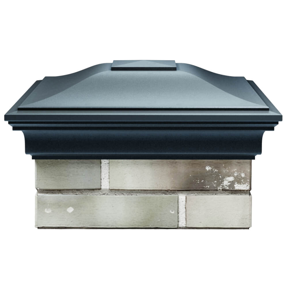 Колпак Zking Монблан Серый на столб 1.5х1.5 кирпича (385х385мм) Ангарск фото