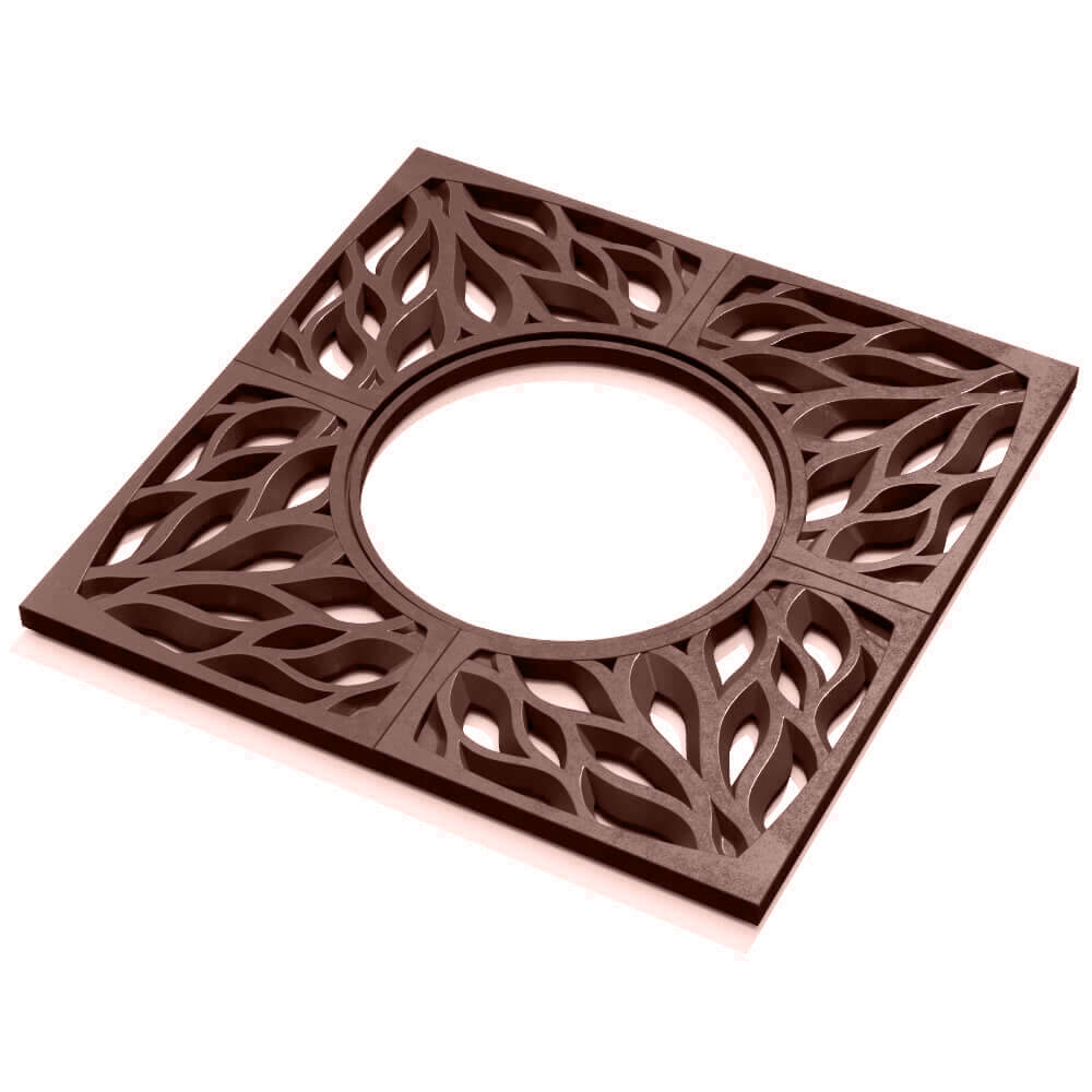 Приствольная решетка для дерева ZKING CRUST 1.2х1.2м Коричневая в Ангарске фото