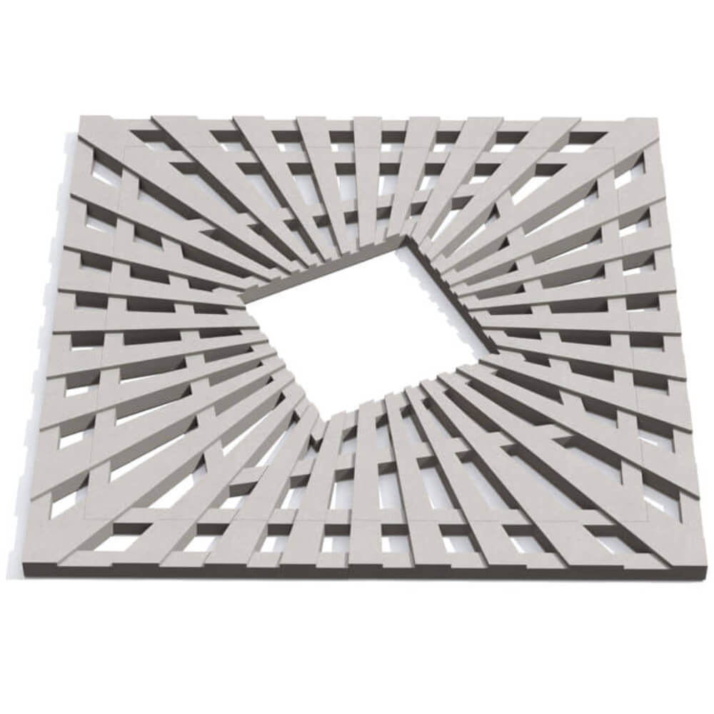 Приствольная решетка для дерева ZKING ATMOSPHERE 1.2х1.2м Бежевая Ангарск фото