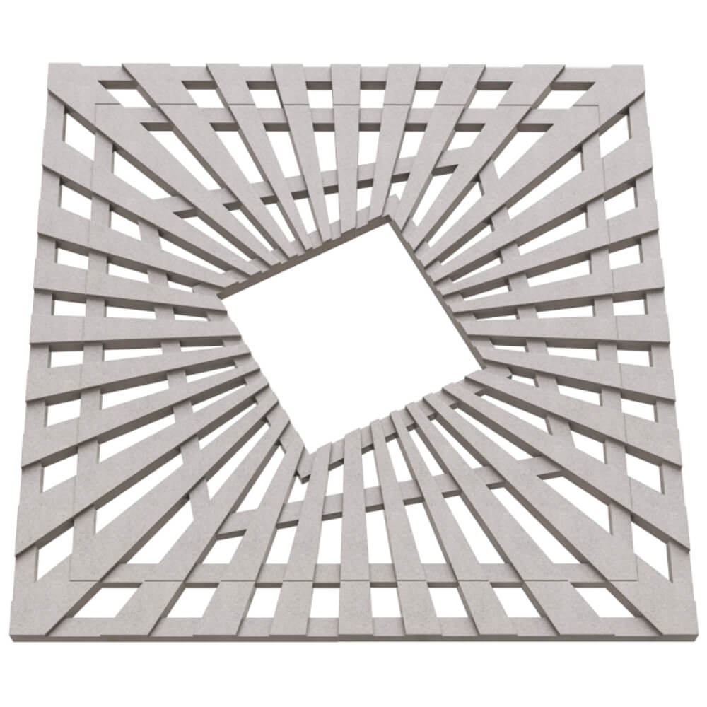 Приствольная решетка для дерева ZKING ATMOSPHERE 1.2х1.2м Бежевая в Ангарске фото