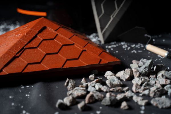 Колпак Zking Эверест Красный на столб 1.5х1.5 кирпича (390х390мм) в Ангарске фото