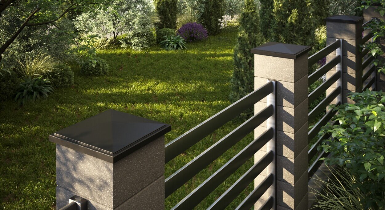 Колпак Zking БонаМоно Коричневый на столб 1.5х1.5 кирпича (385х385, 400х400мм) в Ангарске фото