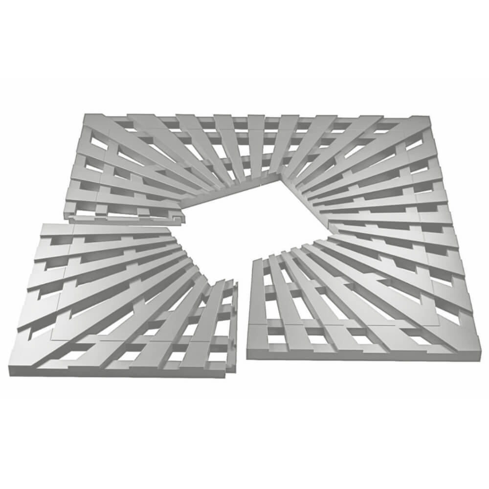 Приствольная решетка для дерева ZKING ATMOSPHERE 1.2х1.2м Бежевая в Ангарске фото