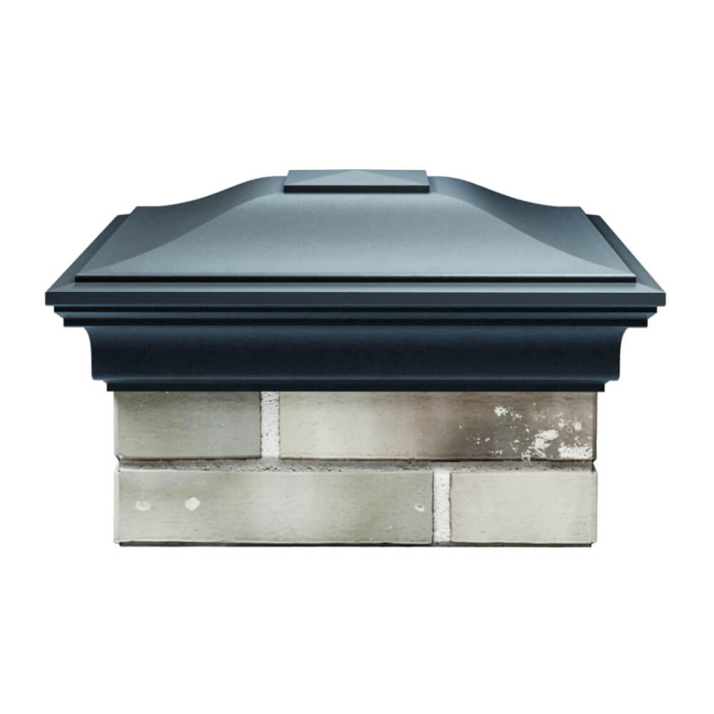 Колпак Zking Монблан Серый на столб 1.5х1.5 еврокирпича 0.7НФ (355х355мм) Ангарск фото