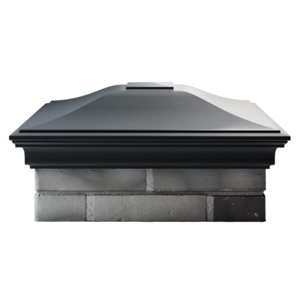 Колпак Zking Монблан Серый на столб 2х2 кирпича (515х515мм) в Ангарске фото