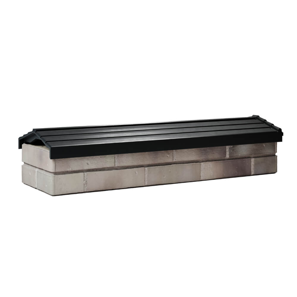 Парапет Zking Бона ХайТек Черный посадка на 0.5 кирпича (130мм) Ангарск фото