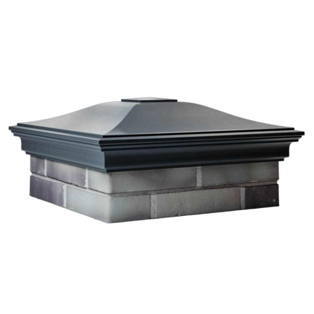 Колпак Zking Монблан Серый на столб 2х2 кирпича (515х515мм) в Ангарске фото