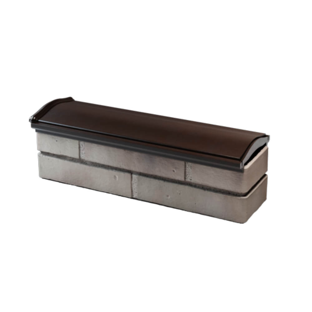 Парапет Zking Монблан Коричневый посадка на 0.5 кирпича (130мм) в Ангарске фото