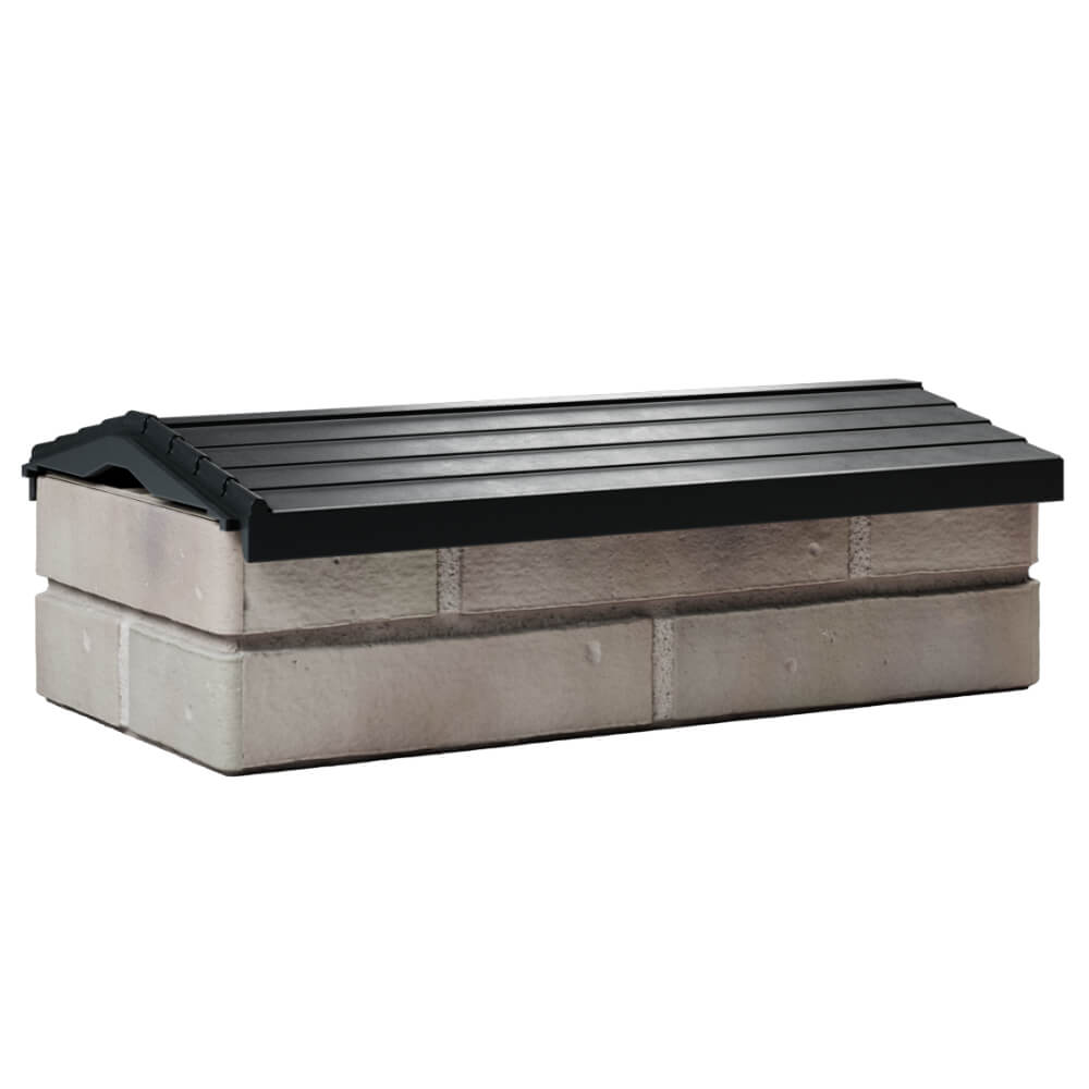 Парапет Zking Бона ХайТек Черный с посадкой на 1 кирпич (200/225/255мм) Ангарск фото