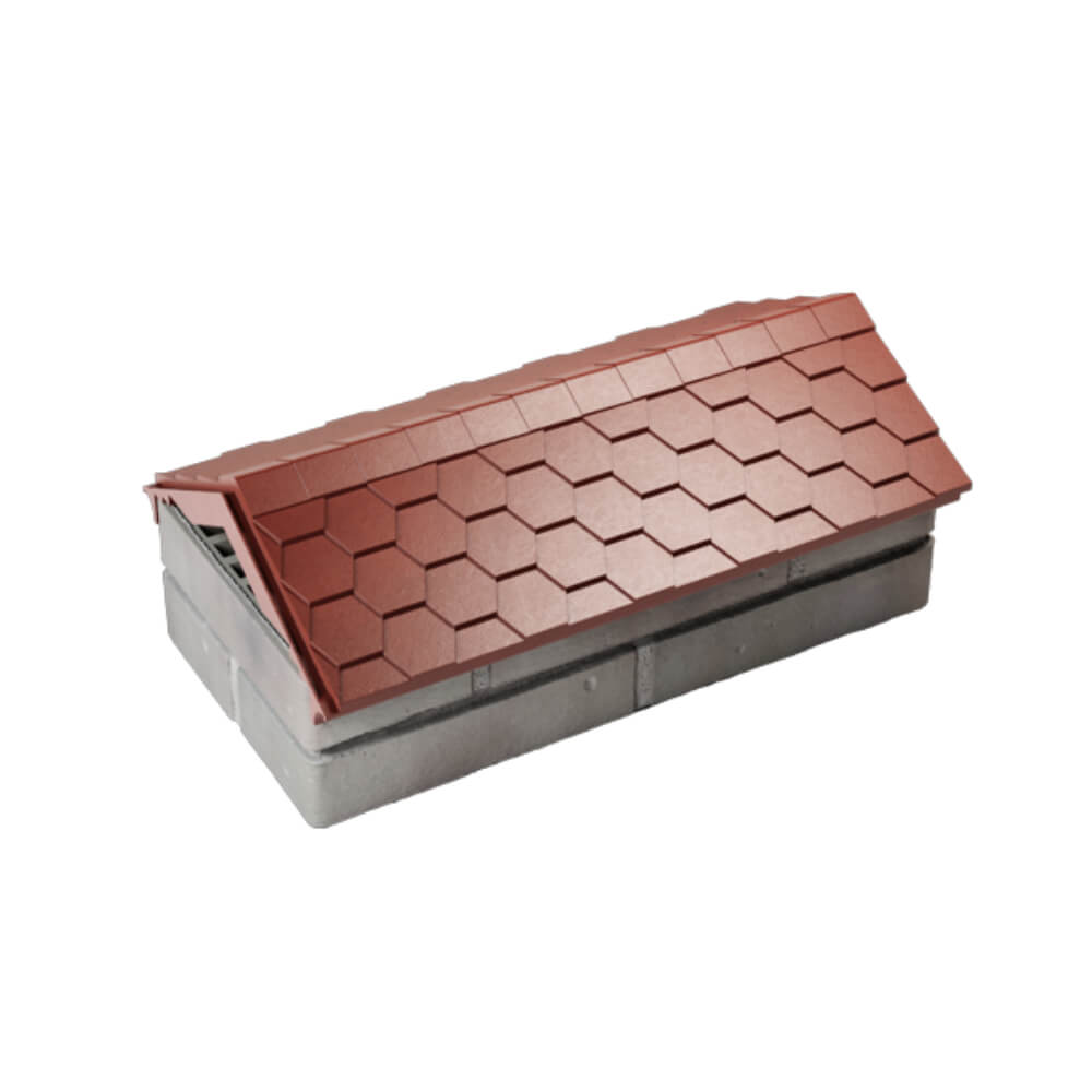 Парапет Zking Эверест Красный с посадкой на 1 кирпич (200/225/255мм) в Ангарске фото