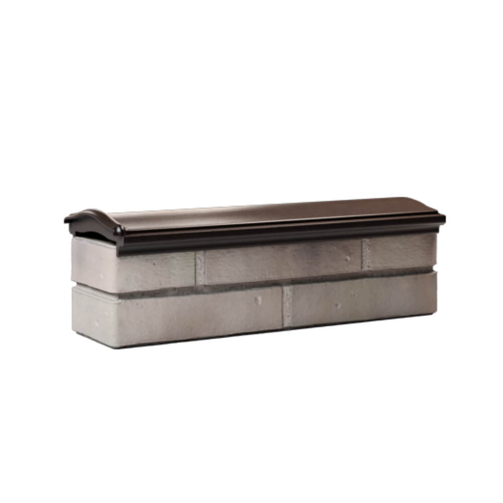 Парапет Zking Монблан Коричневый посадка на 0.5 кирпича (130мм) Ангарск фото