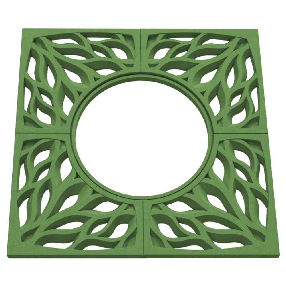 Приствольная решетка для дерева ZKING CRUST 1.2х1.2м Зеленая в Ангарске фото