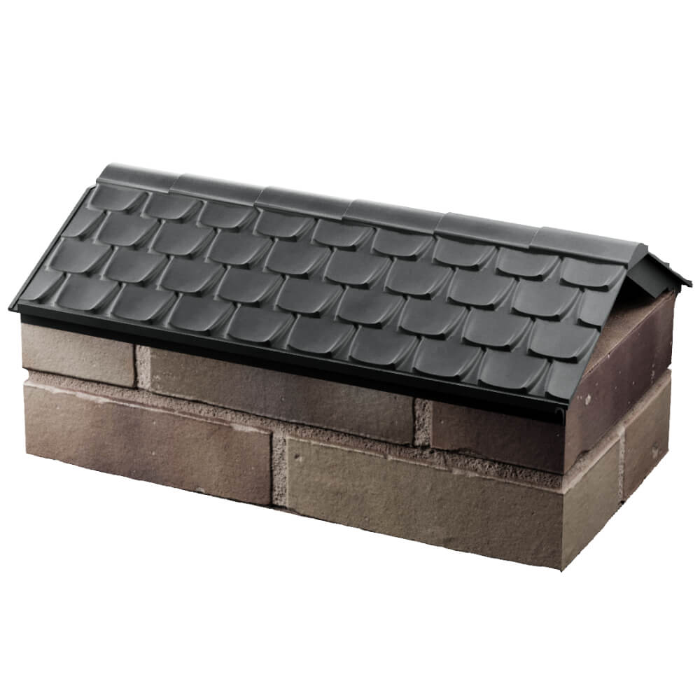 Парапет Zking Эльбрус Серый с посадкой на 1 кирпич (255мм) в Ангарске фото