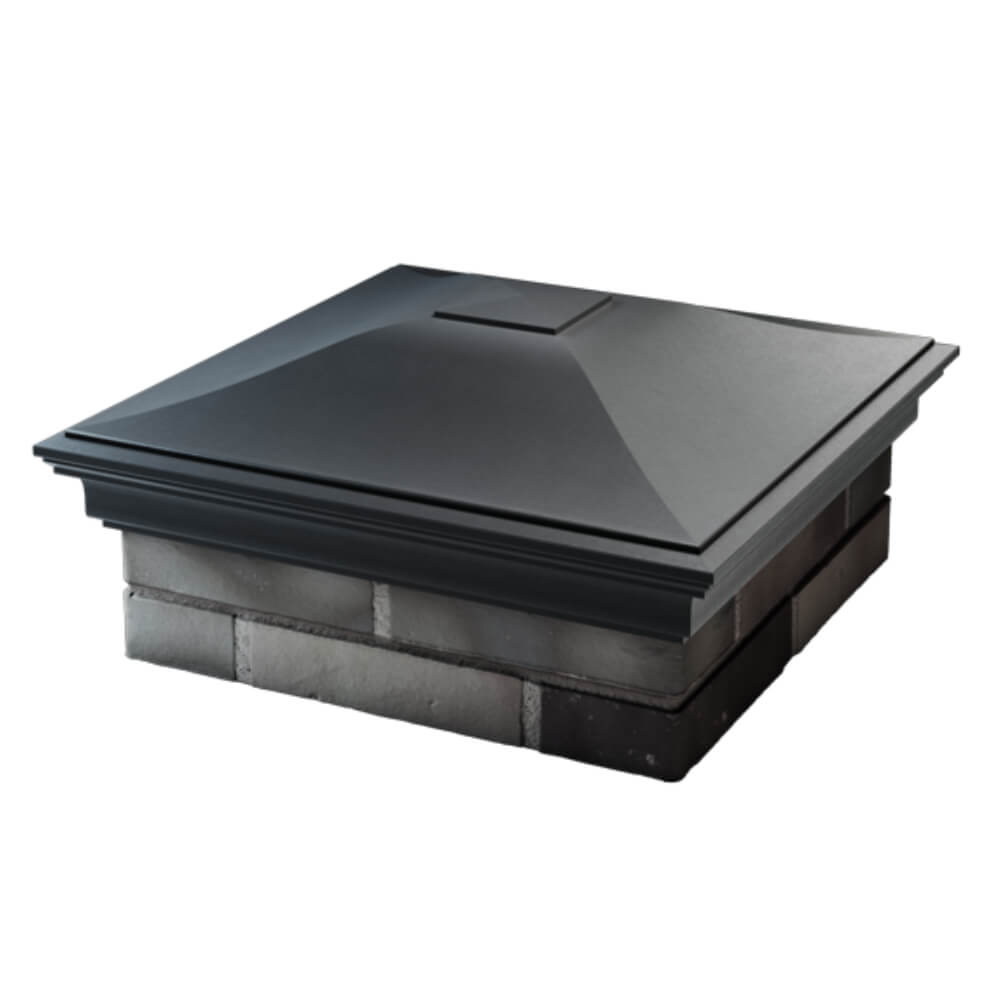 Колпак Zking Монблан Серый на столб 2х2 кирпича (515х515мм) в Ангарске фото