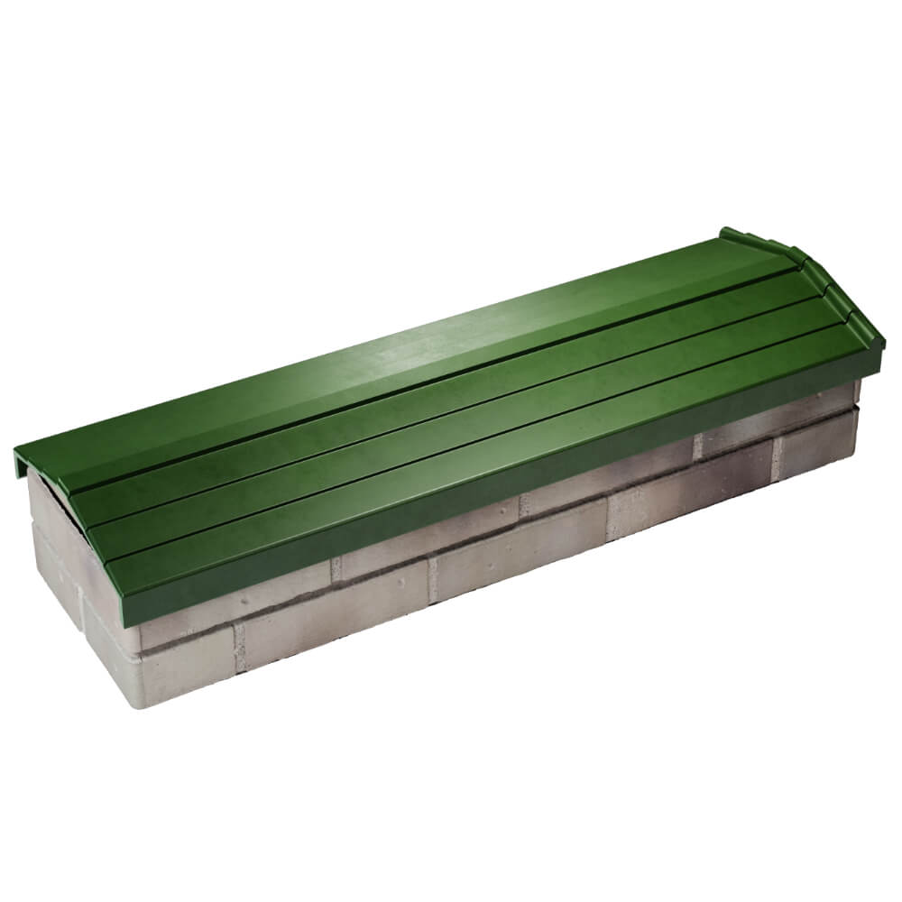 Парапет Zking Бона ХайТек Зеленый посадка на 0.5 кирпича (130мм) в Ангарске фото