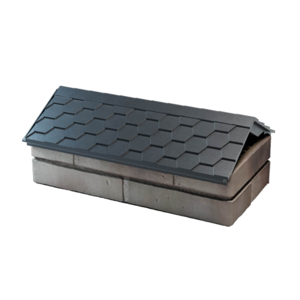 Парапет Zking Эверест Серый с посадкой на 1 кирпич (200/225/255мм) в Ангарске фото