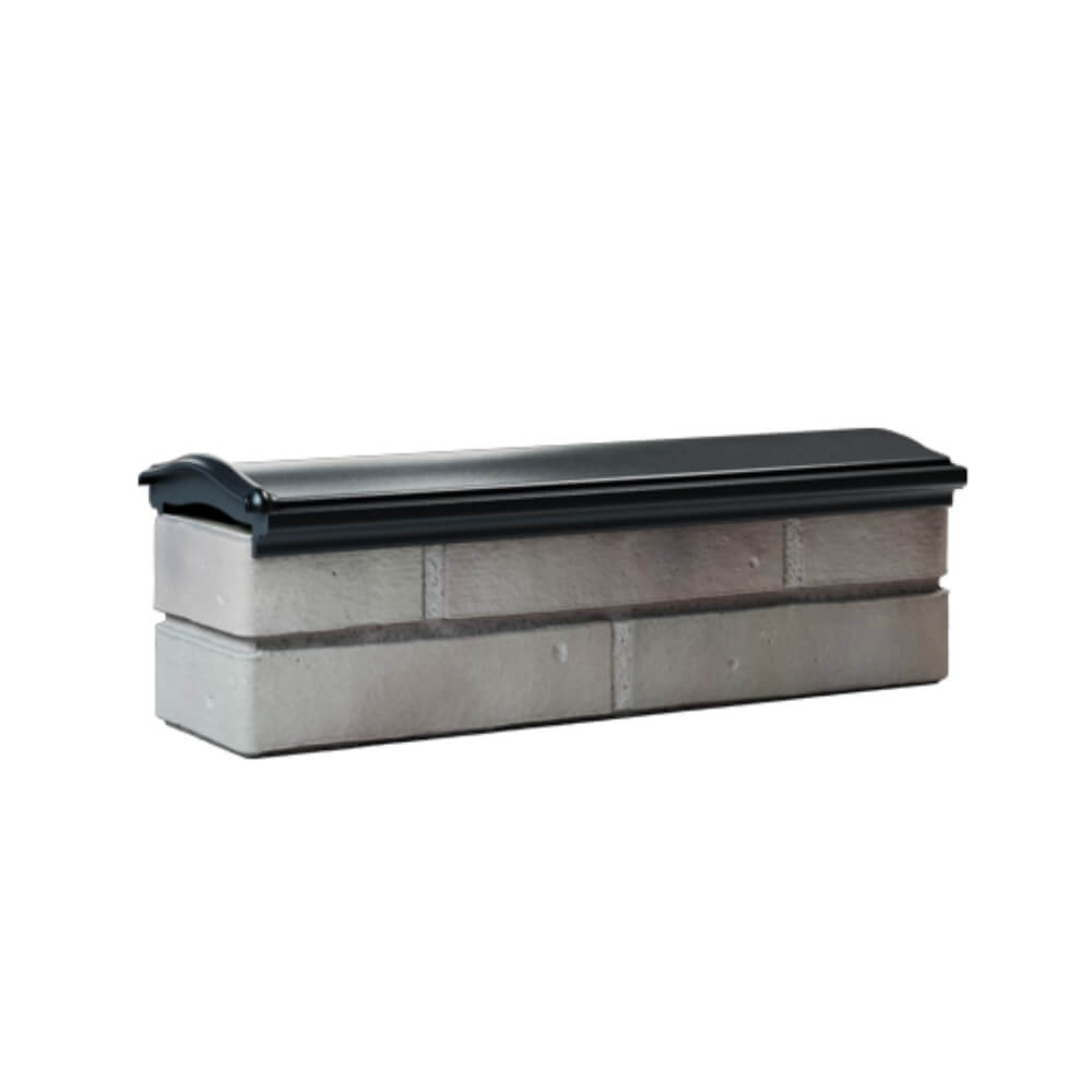 Парапет Zking Монблан Черный посадка на 0.5 кирпича (130мм) Ангарск фото