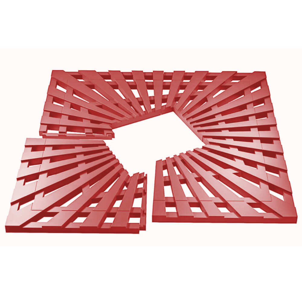 Приствольная решетка для дерева ZKING ATMOSPHERE 1.2х1.2м Красная в Ангарске фото