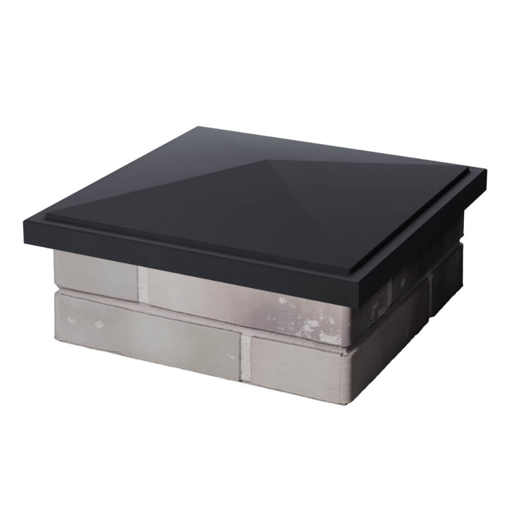 Колпак Zking БонаМоно Серый на столб 1.5х1.5 кирпича (385х385, 400х400мм) в Ангарске фото