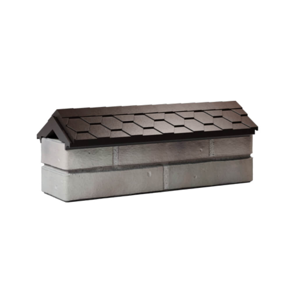 Парапет Zking Эверест Коричневый с посадкой на 0.5 кирпича (130мм) Ангарск фото