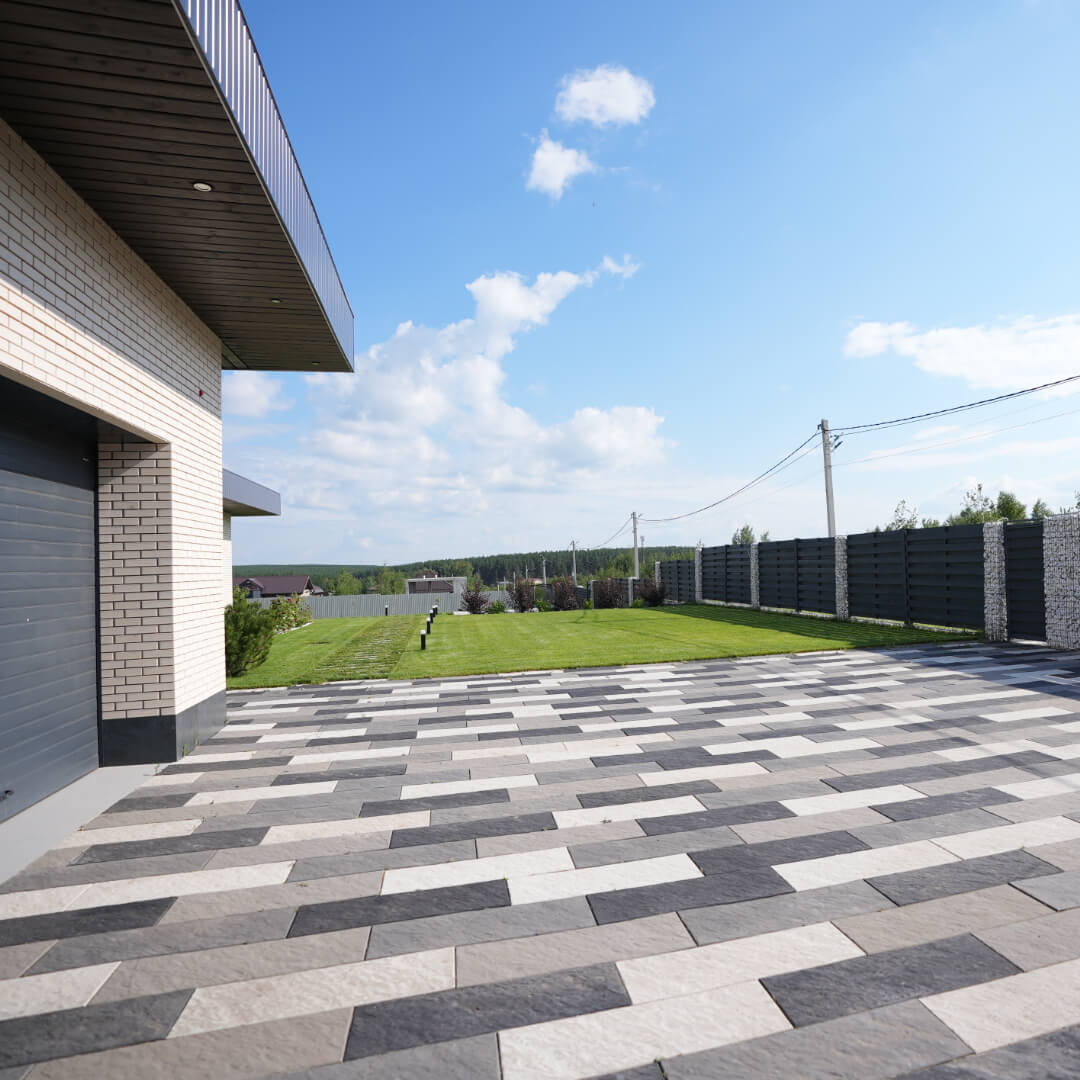 Шаговая плита STONE Графитовый Серый 990х330х55мм в Ангарске фото